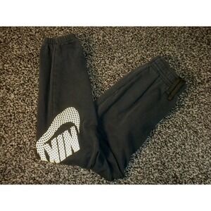 Nike‎ Sweatpants Older Kids Girls Black L Oversized Fleece Dance Trousers DZ4618